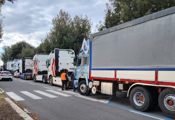 Manifestazione a Roma di Trasportounito