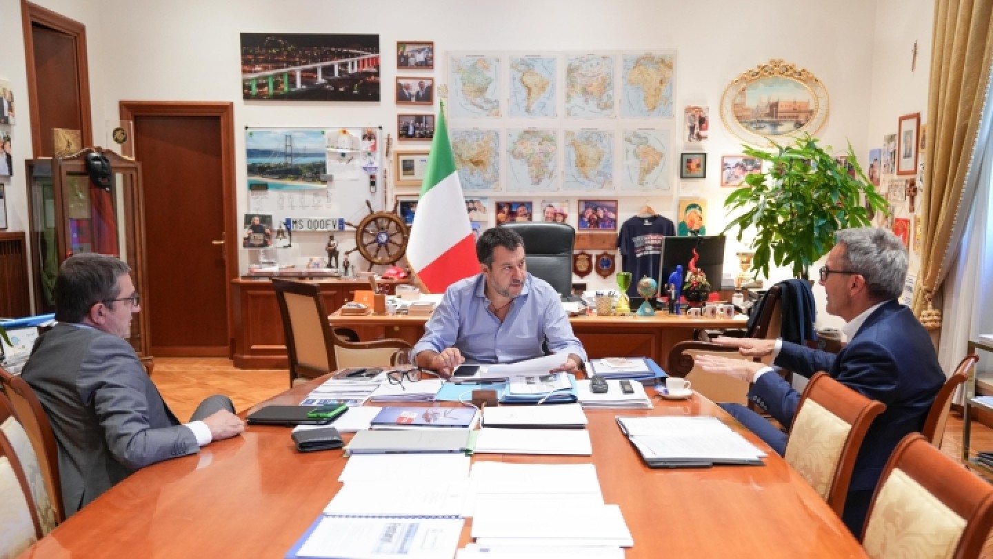 Brennero: incontro al MIT tra il Ministro Salvini e i presidenti delle province di Trento e Bolzano
