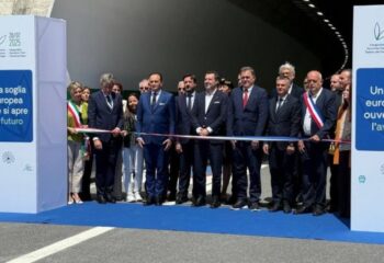 Italia-Francia: inaugurata la seconda canna del Frejus